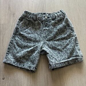 Zara Kids Gray Patterned Shorts